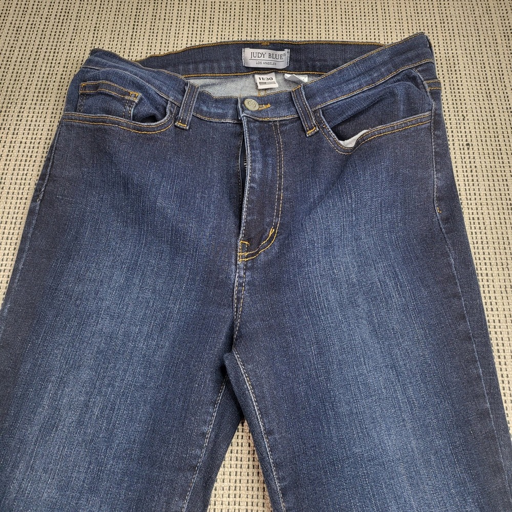 Judy Blue Jeans Womens 11/30 Dark Wash Skinny High Rise 8393 Stretch Denim